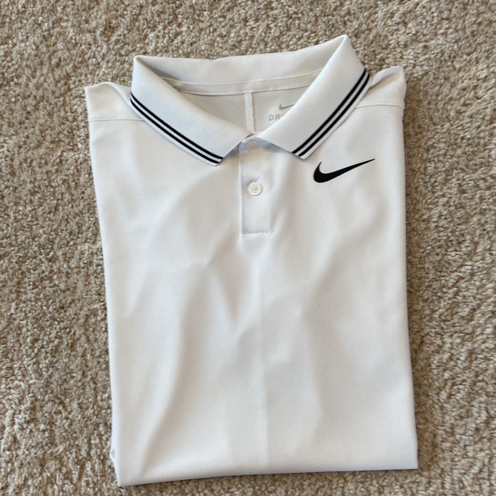 Nike Boy’s White Polo Shirt